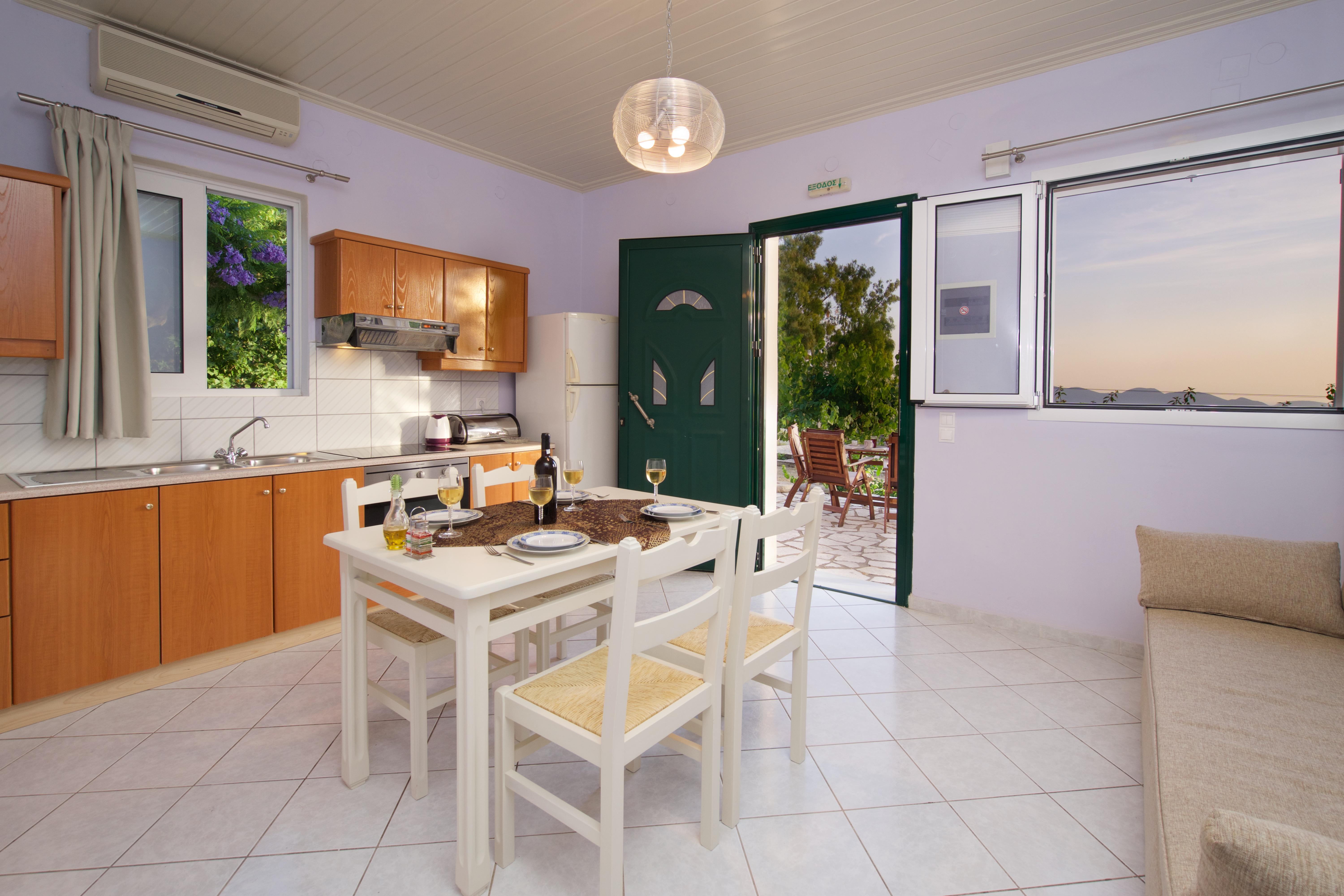 Mesovounia  Studios Vrionis Panoramic Sunset מראה חיצוני תמונה
